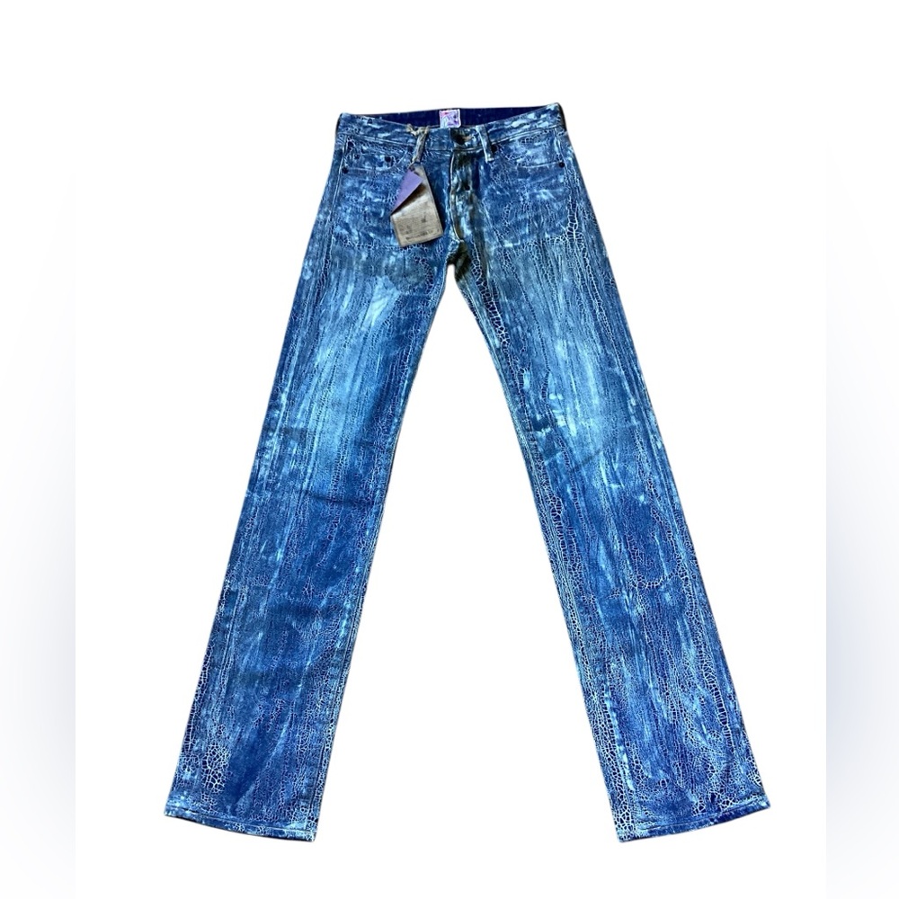 PRPS vintage women’s straight leg acid wash jeans size 25